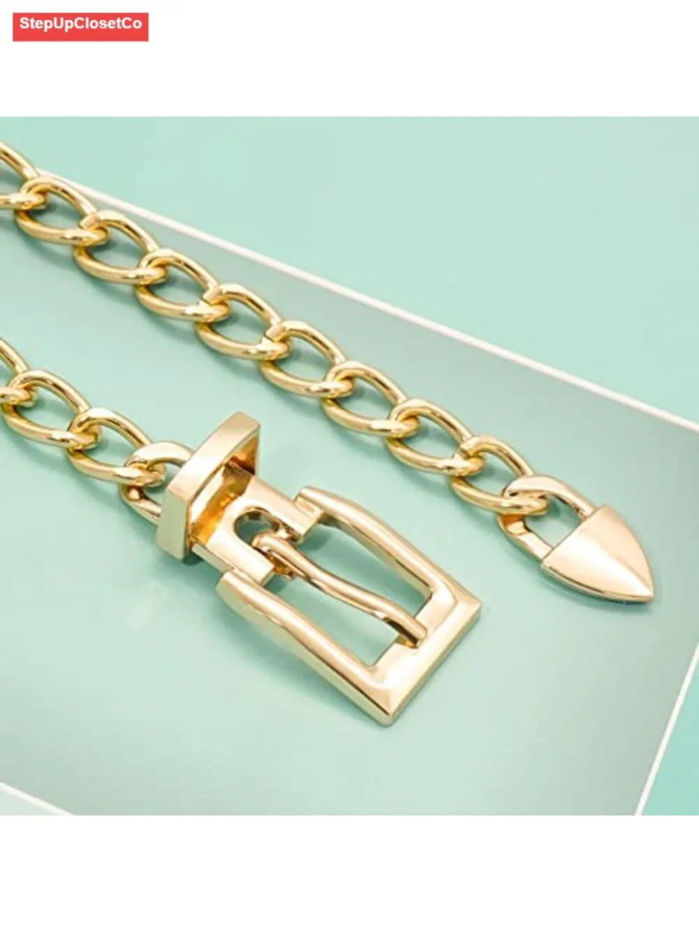 Alloy Chain Belt for Women Punk Adjustable Waist Body Chain
